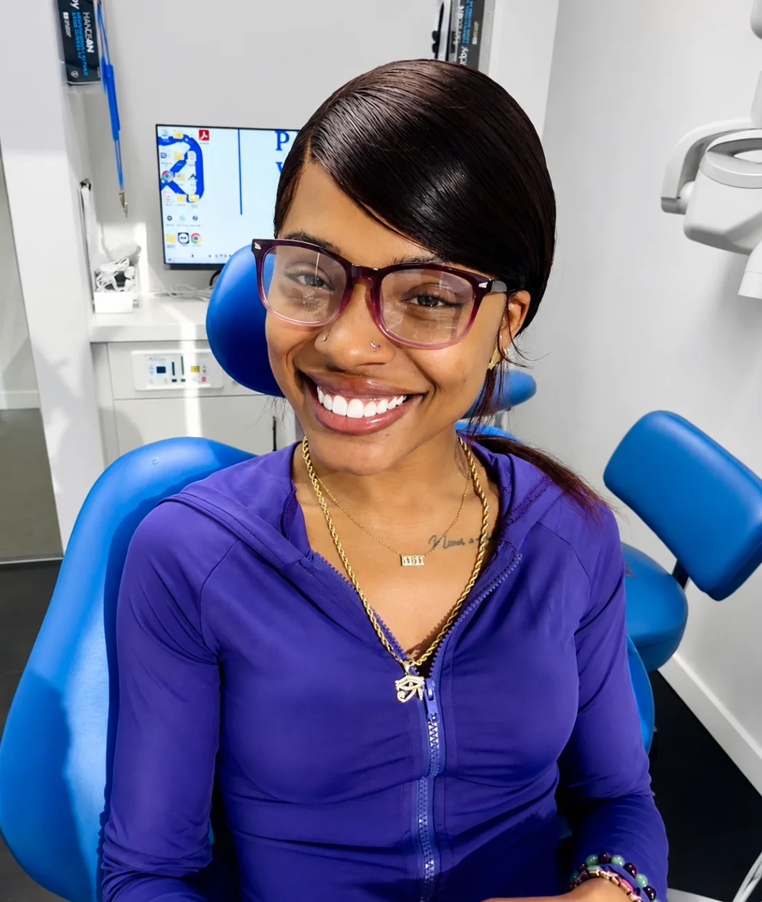 A real patient smile at Perfect White Smile