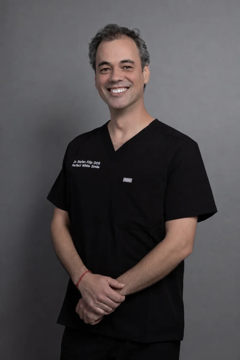 Dr. Stefan Filip, Holistic Dentist · Certified Invisalign Provider · Myofunctional Therapist at Perfect White Smile
