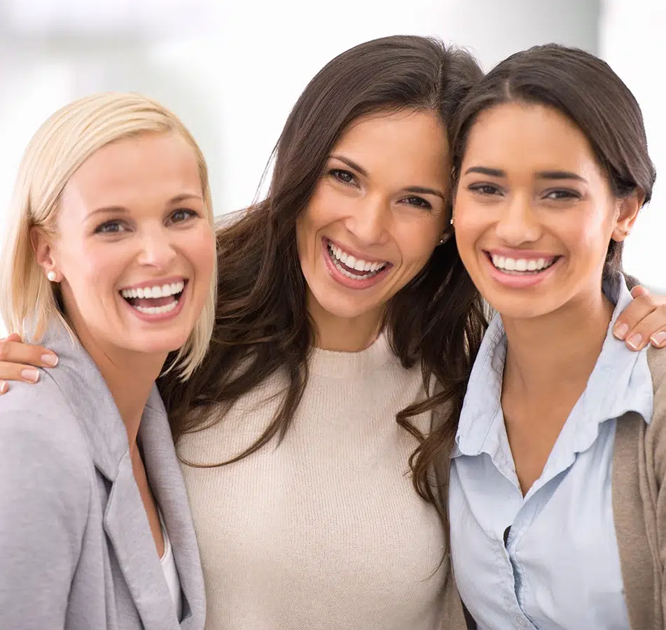Cosmetic Dentistry Causing Smilling Ladies